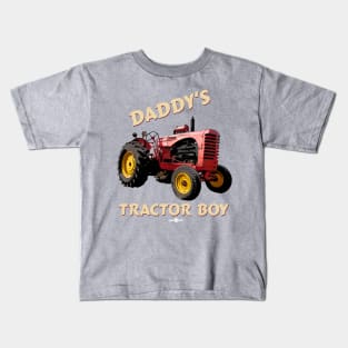 Daddy's Tractor Boy Kids T-Shirt